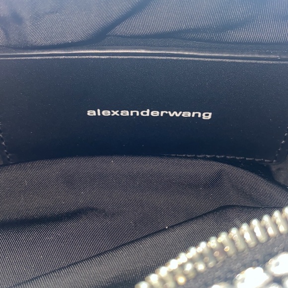 Authentic Alexander Wang Heiress Crystal Rhinestone Pencil Case Pochette - Picture 7 of 9